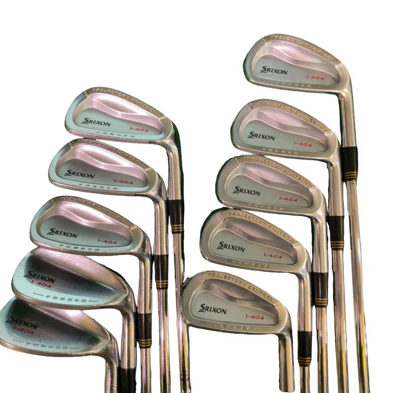 【中古】 ダンロップ SRIXON I-404 10S アイアンセット IR Dynamic Gold (フレックスX) メンズ 男性用 右利き 右用 Dランク ゴルフクラブ|ゴルフパートナー 中古クラブ店
