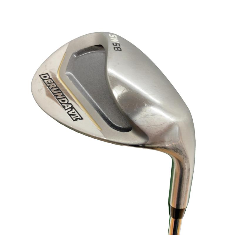 【中古】 ゴルフプランナー DERUNDA VII 58° ウェッジ WG オリジナルスチール (フレックスその他) メンズ 男性用 右利き 右用 Cランク ゴルフクラブ