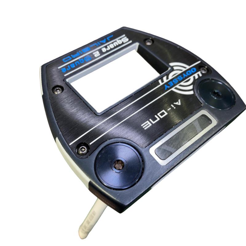 【中古】 オデッセイ Ai-ONE SQUARE 2 SQUARE JAILBIRD 34in パター PT STROKE LAB 90 スチール写真 (フレックス余分の物) メンズ 成人男性用 右利き 右用 C序列付ける ゴルフ野球クラブ