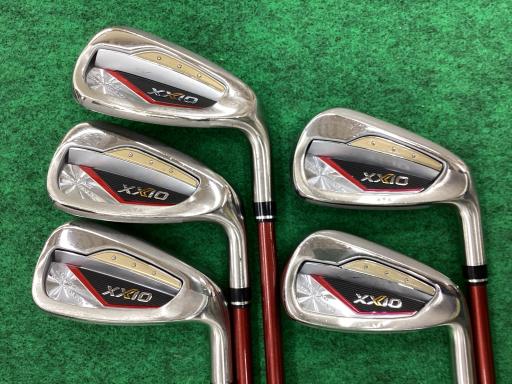【中古】 ダンロップ XXIO(2024) 5S(レッド) アイアンセット IR XXIO MP1300(IR) レッド (フレックスR) メンズ 男性用 右利き 右用 Cランク ゴルフクラブ
