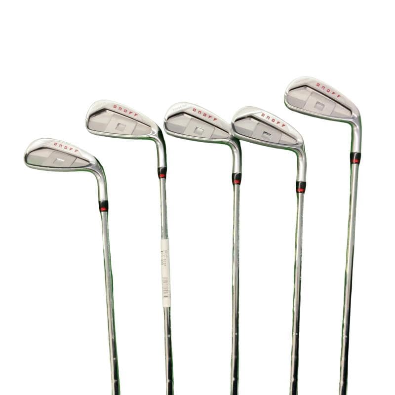 【中古】 ダイワ(グローブライド) ONOFF FORGED(2022) KURO 5S アイアンセット IR 純正特注シャフト (フレックスR) メンズ 男性用 右利き 右用 Cランク ゴルフクラブ