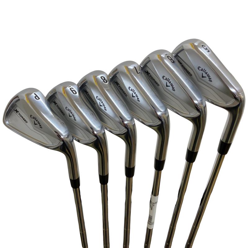 【中古】 キャロウェイ X FORGED(2024) 6S アイアンセット IR Dynamic Gold MID 115 (フレックスS) メンズ 男性用 右利き 右用 Cランク ゴルフクラブ｜ゴルフパートナー 中古クラブ店