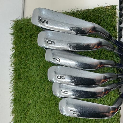 【中古】 ダンロップ SRIXON Z585 6S アイアンセット IR Miyazaki for IRON (フレックスSR) メンズ 男性用 右利き 右用 Cランク ゴルフクラブ