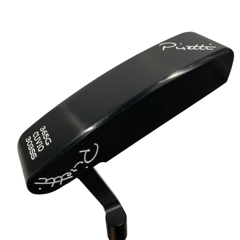 【中古】 Piretti Piretti MIDNIGHT BLACK CUVIO(365G) 34インチ パター PT スチール (フレックスその他) メンズ 男性用 右利き 右用 Bランク ゴルフクラブ