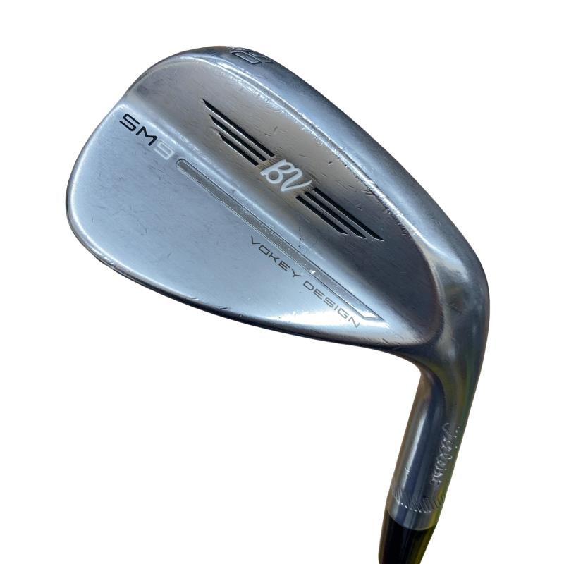【中古】 タイトリスト VOKEY SPIN MILLED SM9 ツアークロム 50°/12°F ウェッジ WG BV 105 (フレックスその他) メンズ 男性用 右利き 右用 Cランク ゴルフクラブ
