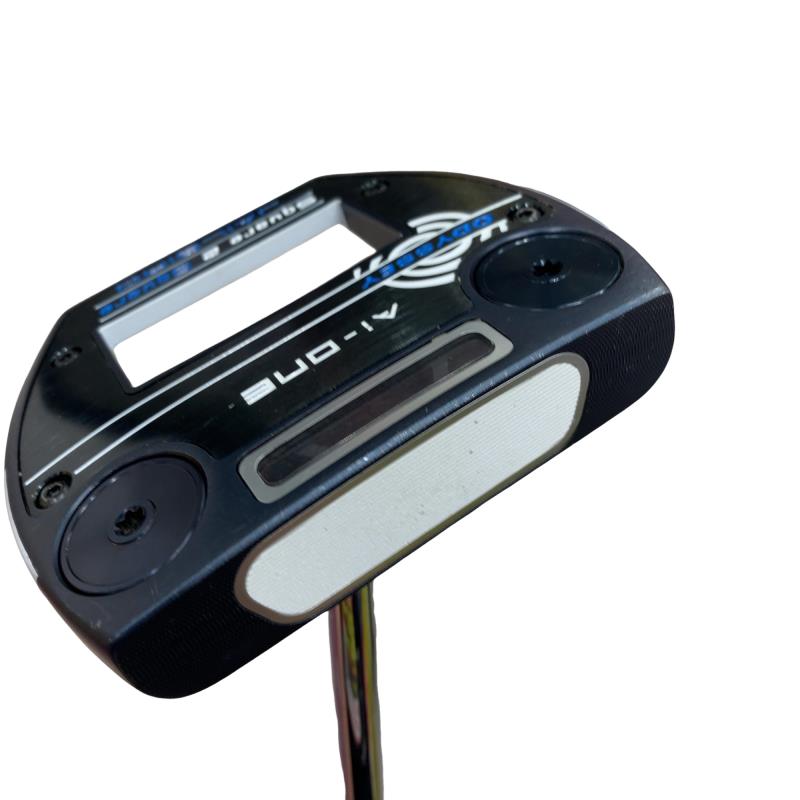 【中古】 オデッセイ Ai-ONE SQUARE 2 SQUARE JAILBIRD 34in パター PT STROKE LAB 90 スチール写真 (フレックス余分の物) メンズ 成人男性用 右利き 右用 D位置づける ゴルフ野球クラブ