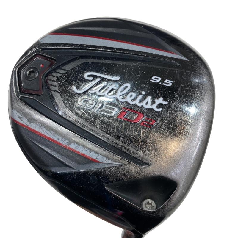 【中古】 タイトリスト 913 D2  9.5° １番ウッド DR リシャフト (フレックス余分の物) メンズ 成人男性用 右利き 右用 C序列付ける ゴルフ野球クラブ