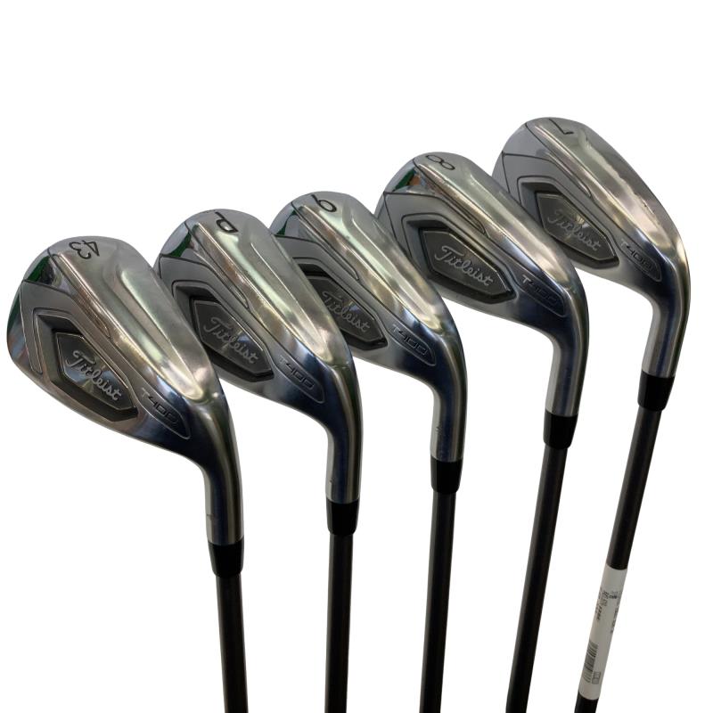 【中古】 タイトリスト Titleist T400 5S(#7-PW、W43) アイアン仕掛ける IR Titleist TENSEI BLUE 50 (フレックス余分の物) メンズ 成人男性用 右利き 右用 C序列付ける ゴルフ野球クラブ