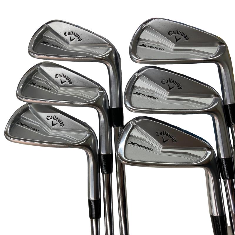 【中古】 キャロウェイ X FORGED(2024) 6S アイアンセット IR Dynamic Gold MID 115 (フレックスS) メンズ 男性用 右利き 右用 Cランク ゴルフクラブ｜ゴルフパートナー 中古クラブ店