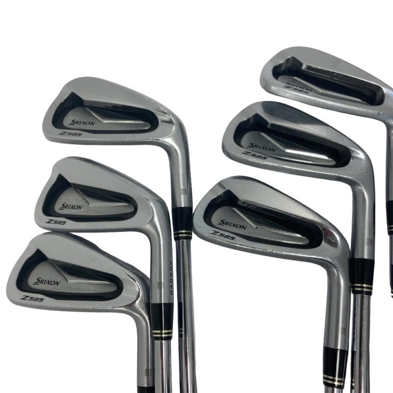 【中古】 ダンロップ SRIXON Z585 6S アイアンセット IR 純正特注シャフト (フレックスS) メンズ 男性用 右利き 右用 Cランク ゴルフクラブ