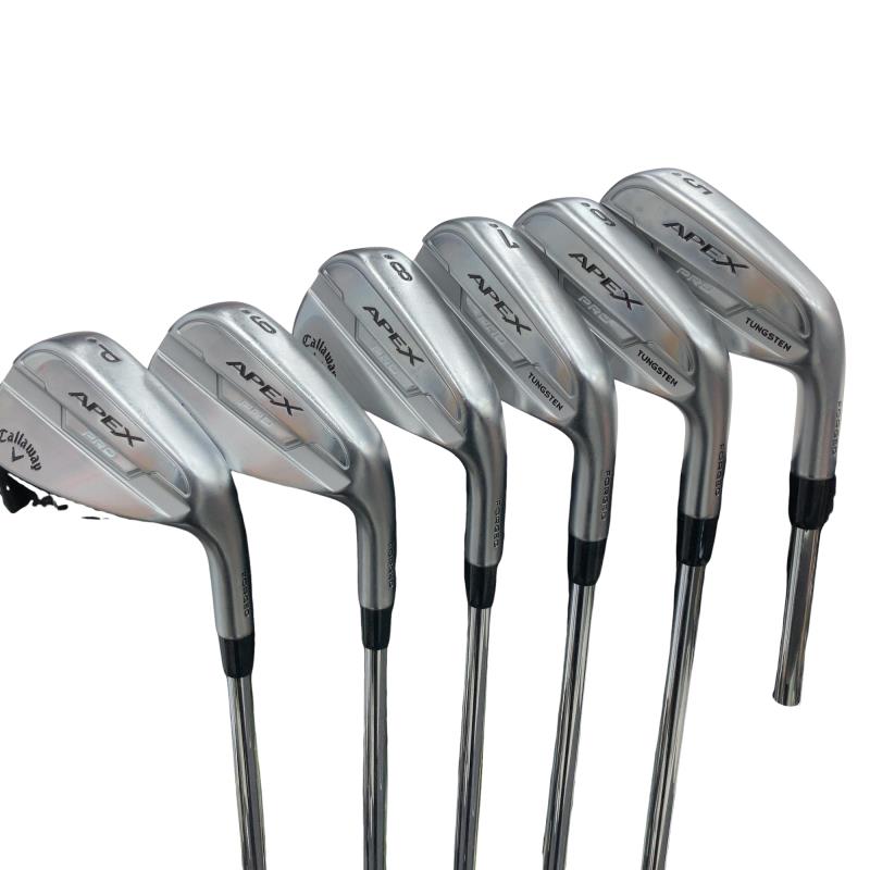 【中古】 キャロウェイ APEX PRO(2021) 6S アイアンセット IR 純正特注シャフト (フレックスS) メンズ 男性用 右利き 右用 Cランク ゴルフクラブ