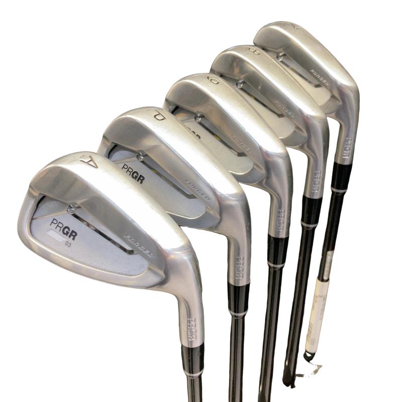 【中古】 労働者階級歯車 PRGR 03 5S アイアン仕掛ける IR Diamana FOR PRGR(2022 IR) (フレックスSR) メンズ 成人男性用 右利き 右用 C価値づける ゴルフ野球クラブ