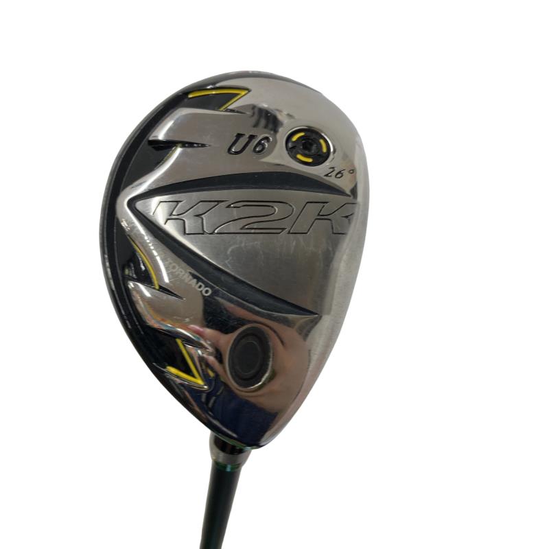 【中古】 キャスコ K2K ワンレングスユーティリティ U6 ありがた味 UT ATTAS MB-HY55 (フレックスR) メンズ 成人男性用 右利き 右用 C序列付ける ゴルフ野球クラブ