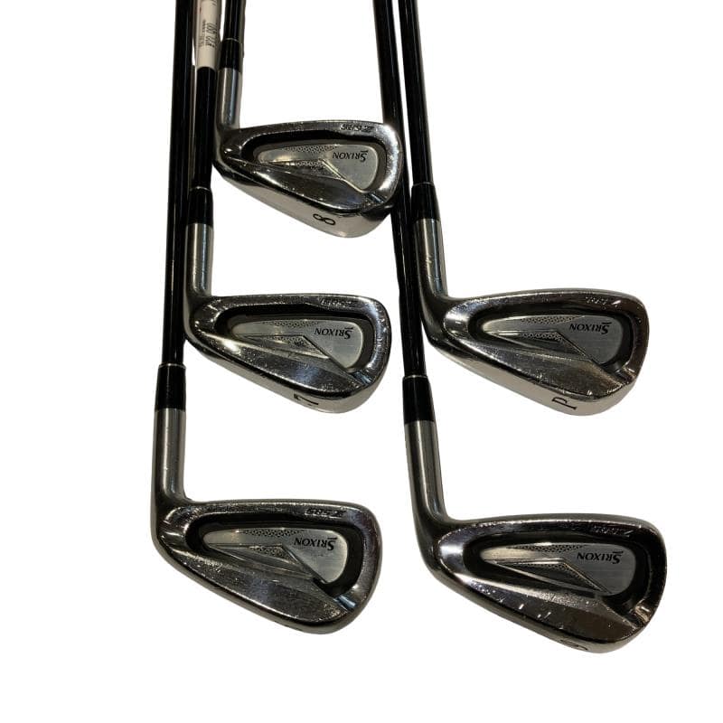 【中古】 ダンロップ SRIXON Z585 6S アイアンセット IR Miyazaki Mahana (フレックスS) メンズ 男性用 右利き 右用 Dランク ゴルフクラブ