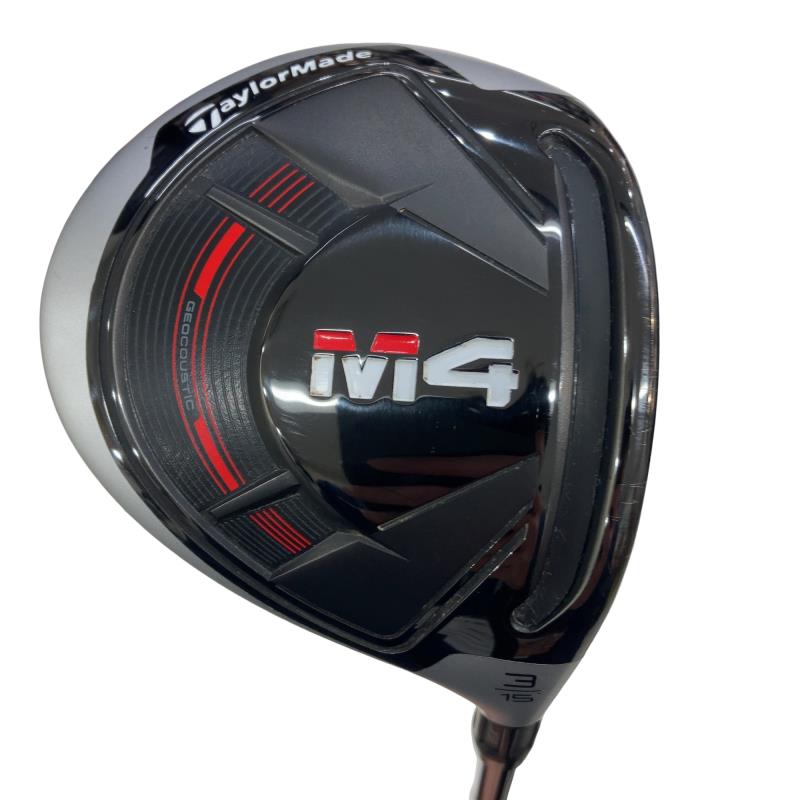 【中古】 テーラーメイド M4(2021) 3W フェアウェイウッド FW Fujikura ATMOS Red 6 (フレックスS) メンズ 男性用 右利き 右用 Cランク ゴルフクラブ