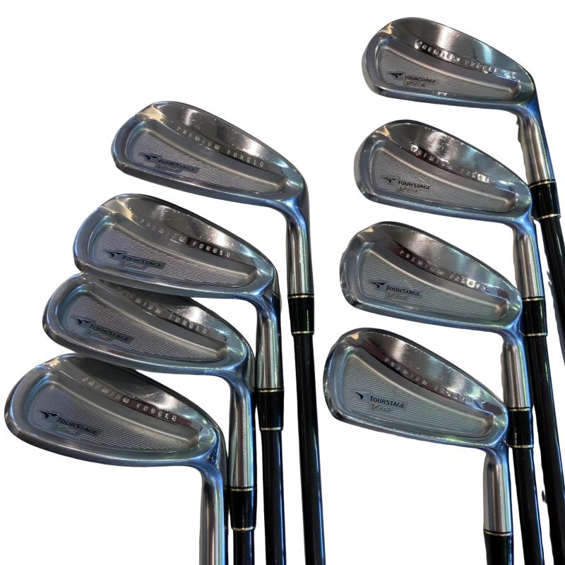 【中古】 ブリヂストン TOURSTAGE ViQ FORGED 8S アイアンセット IR TSI-55 (フレックスR) メンズ 男性用 右利き 右用 Cランク ゴルフクラブ