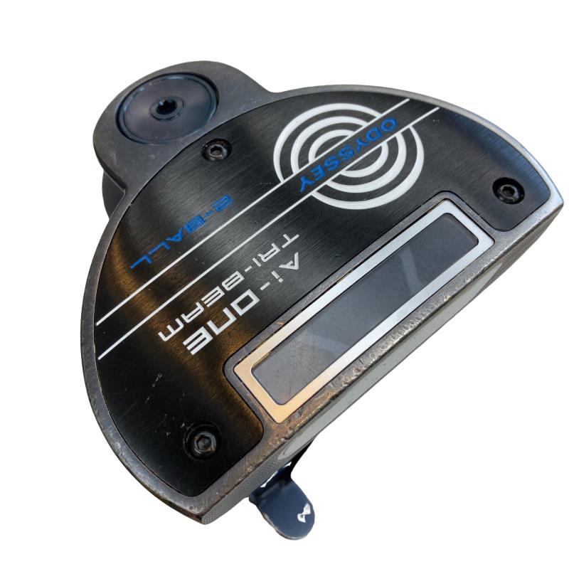 【中古】 オデッセイ Ai-ONE TRI-BEAM 2-BALL CH 34in パター PT STROKE LAB 90 スチール写真 (フレックス余分の物) メンズ 成人男性用 右利き 右用 C序列付ける ゴルフ野球クラブ