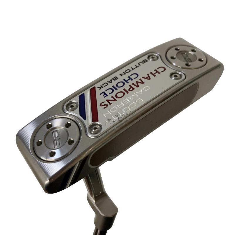 【中古】 タイトリスト SCOTTY CAMERON CHAMPIONS CHOICE BUTTON BACK NEWPORT PLUS(2023) 33インチ パター PT スチール (フレックスその他) メンズ 男性用 右利き 右用 Cランク ゴルフクラブ｜ゴルフパートナー 中古クラブ店