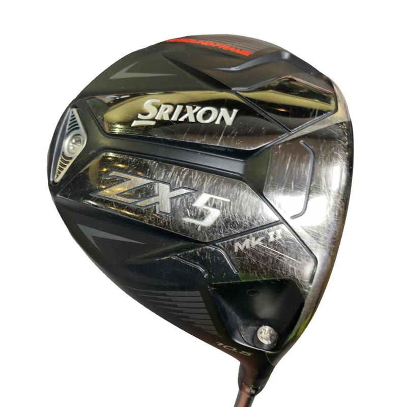 【中古】 ダンロップ SRIXON ZX5 Mk II 10.5° ドライバー DR Diamana ZX-II 50 (フレックスSR) メンズ 男性用 右利き 右用 Cランク ゴルフクラブ