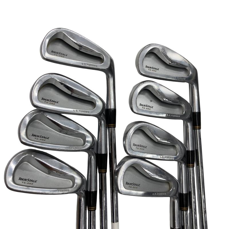 【中古】 ブリヂストン TOURSTAGE TS-202 8S アイアン仕掛ける IR NS PRO 950GH (フレックスS) メンズ 成人男性用 右利き 右用 C価値づける ゴルフ野球クラブ