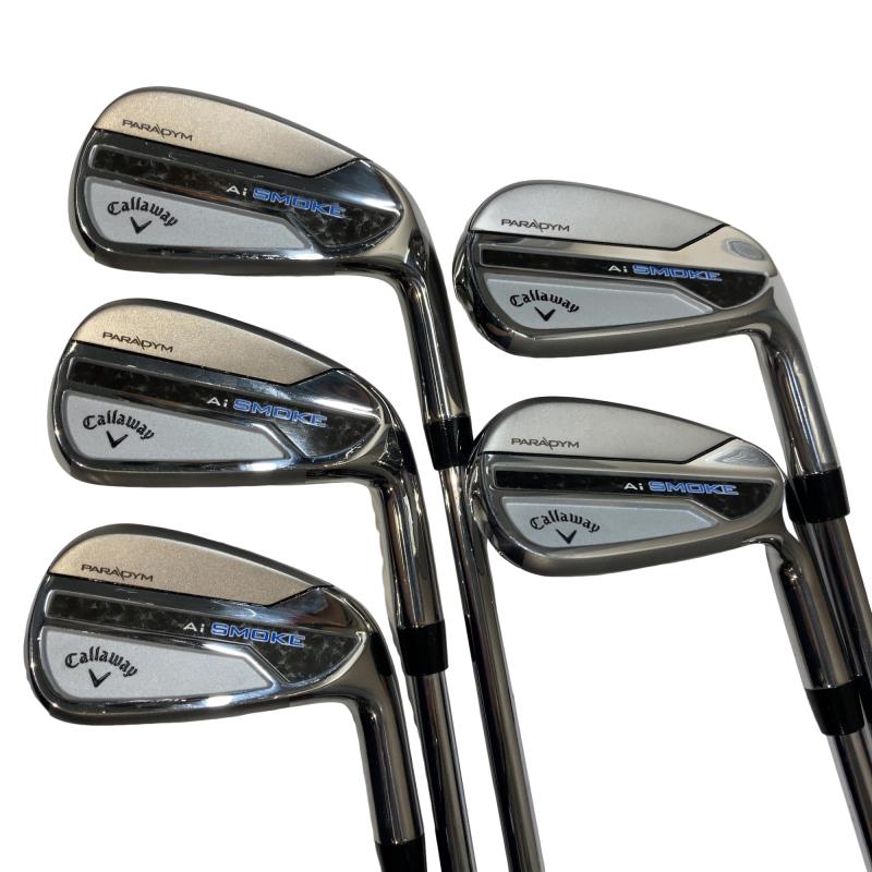 【中古】 キャロウェイ PARADYM Ai SMOKE  5S アイアン仕掛ける IR NS PRO ZELOS 7 (フレックスS) メンズ 成人男性用 右利き 右用 B価値づける ゴルフ野球クラブ