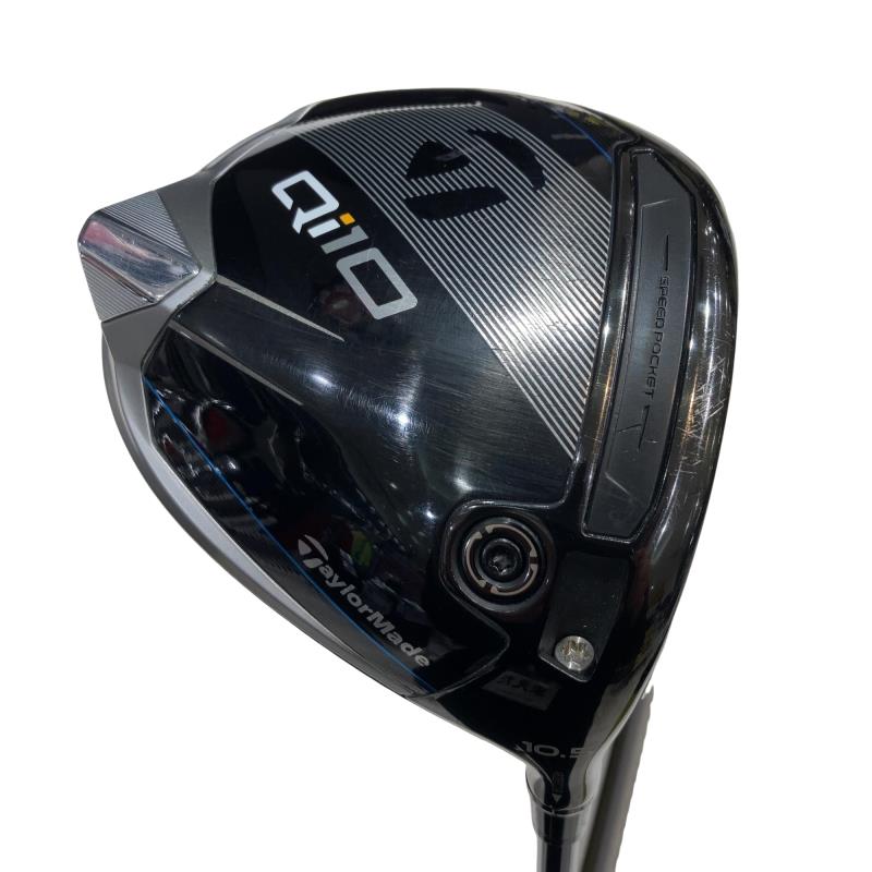 【中古】 テーラーメイド Qi10 10.5° ドライバー DR Diamana BLUE TM50(Qi10 DR) (フレックスS) メンズ 男性用 右利き 右用 Cランク ゴルフクラブ