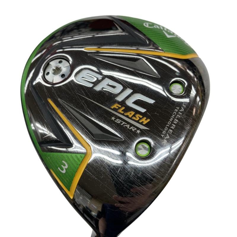 【中古】 キャロウェイ EPIC FLASH STAR 3W フェアウェイウッド FW Speeder EVOLUTION V FW 50 (フレックスS) メンズ 男性用 右利き 右用 Cランク ゴルフクラブ