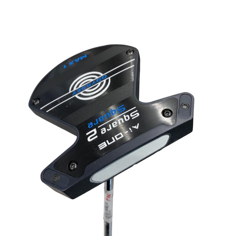 【中古】 オデッセイ Ai-ONE SQUARE 2 SQUARE MAX 1 34インチ パター PT STROKE LAB 90 スチール (フレックスその他) メンズ 男性用 右利き 右用 Cランク ゴルフクラブ