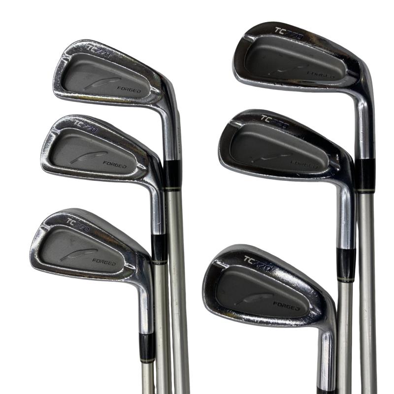【中古】 フォーティーン TC-770 FORGED(2015) 6S アイアン書き割り IR 完全無欠特注立て坑 (フレックスS) メンズ 成人男性用 右利き 右用 D序列付ける ゴルフ野球クラブ