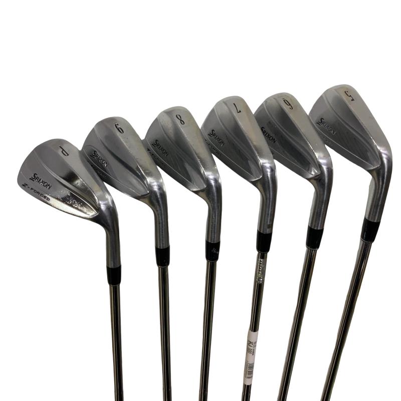 【中古】 ダンロップ SRIXON Z-FORGED 6S アイアンセット IR Dynamic Gold D.S.T (フレックスS) メンズ 男性用 右利き 右用 Cランク ゴルフクラブ