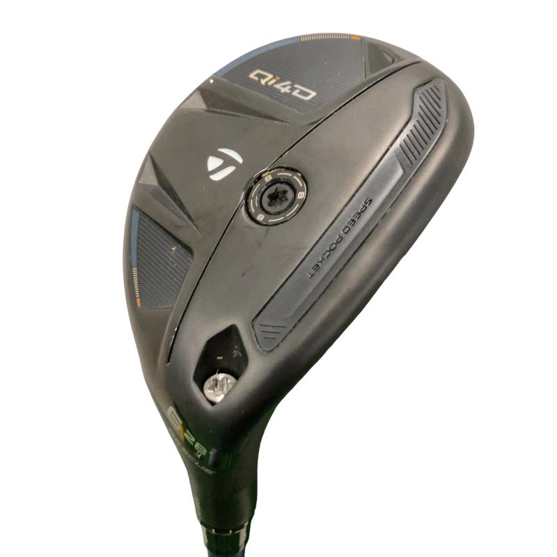 【中古】 テーラーメイド Qi4D U6 ユーティリティ UT 純正特注シャフト (フレックスX) メンズ 男性用 右利き 右用 Cランク ゴルフクラブ