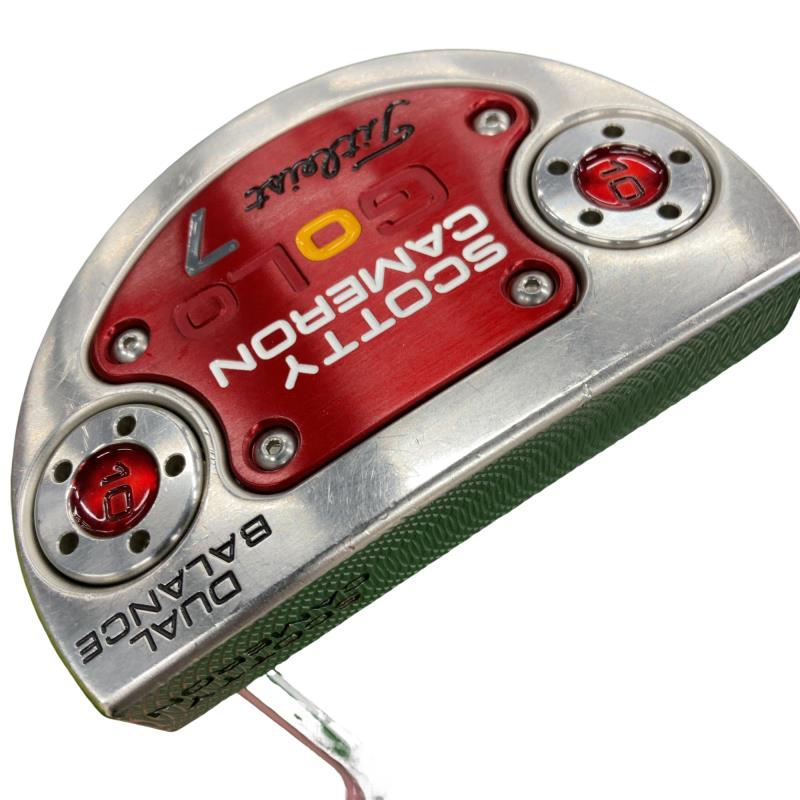【中古】 タイトリスト SCOTTY CAMERON GoLo 7 DUAL BALANCE 37in パター PT スチール写真 (フレックス余分の物) メンズ 成人男性用 右利き 右用 C価値づける ゴルフ野球クラブ