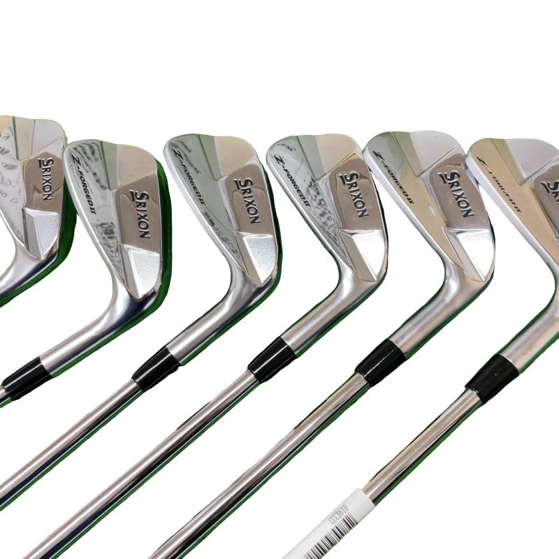 【中古】 ダンロップ SRIXON Z-FORGED II 6S アイアンセット IR 純正特注シャフト (フレックスS) メンズ 男性用 右利き 右用 Cランク ゴルフクラブ