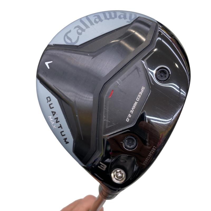 【中古】 キャロウェイ QUANTUM MAX 3W フェアウェイウッド FW 純正特注シャフト (フレックスS) メンズ 男性用 右利き 右用 Cランク ゴルフクラブ｜ゴルフパートナー 中古クラブ店