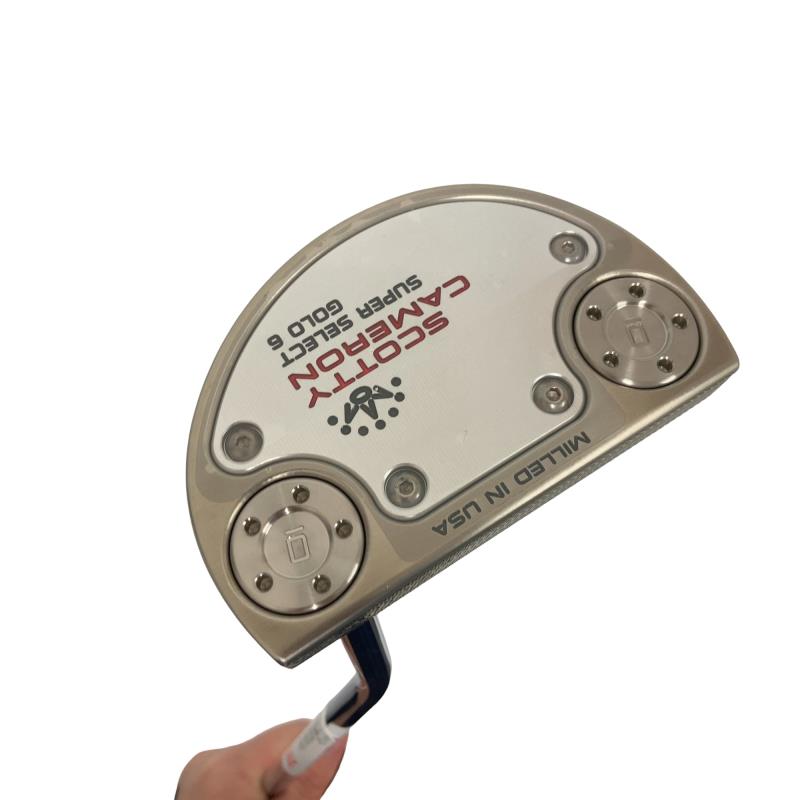 【中古】 タイトリスト SCOTTY CAMERON SUPER SELECT GOLO 6 35インチ パター PT スチール (フレックスその他) メンズ 男性用 右利き 右用 Aランク ゴルフクラブ
