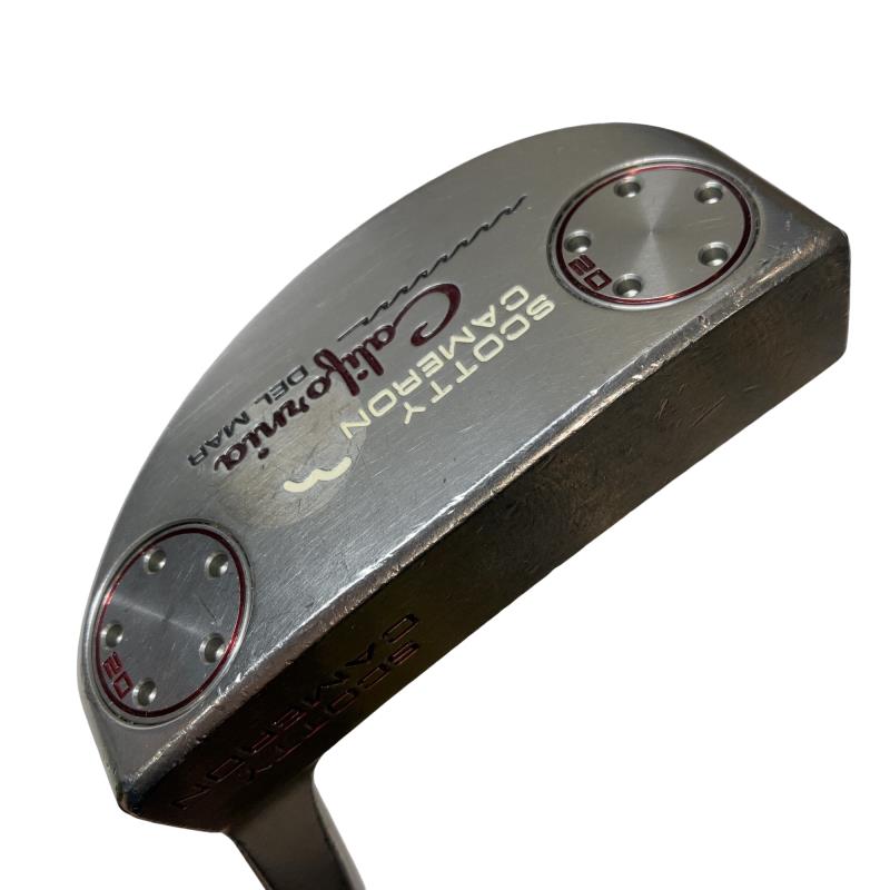 【中古】 タイトリスト SCOTTY CAMERON California DEL MAR 33インチ(20g) パター PT スチール (フレックスその他) メンズ 男性用 右利き 右用 Dランク ゴルフクラブ｜ゴルフパートナー 中古クラブ店