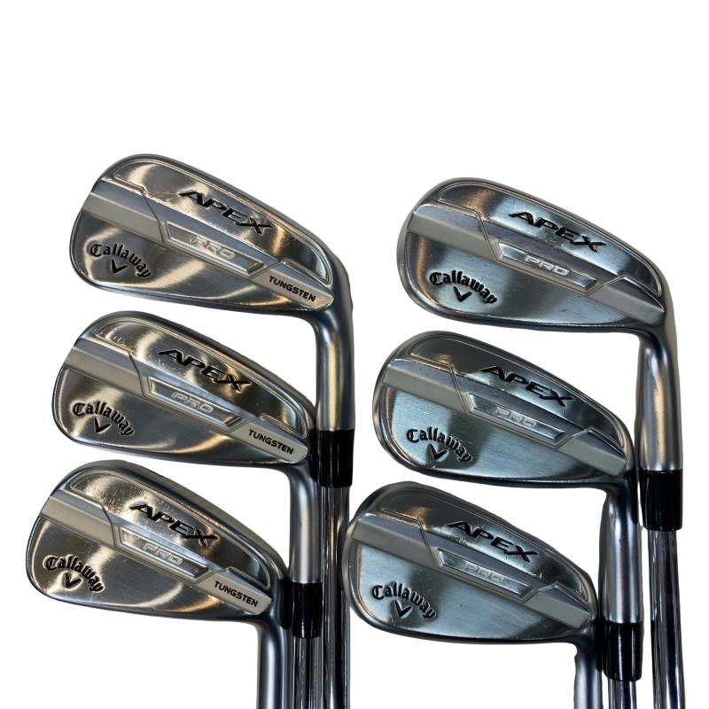 【中古】 キャロウェイ APEX PRO(2021) 6S アイアンセット IR NS PRO MODUS3 TOUR105 (フレックスS) メンズ 男性用 右利き 右用 Cランク ゴルフクラブ