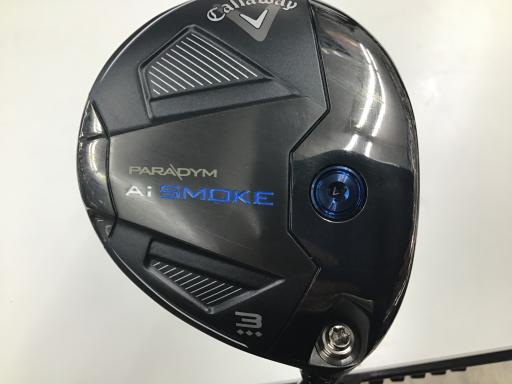 【中古】 キャロウェイ PARADYM Ai SMOKE ◆◆◆ 3W フェアウェイウッド FW 純正特注シャフト (フレックスS) メンズ 男性用 右利き 右用 Cランク ゴルフクラブ
