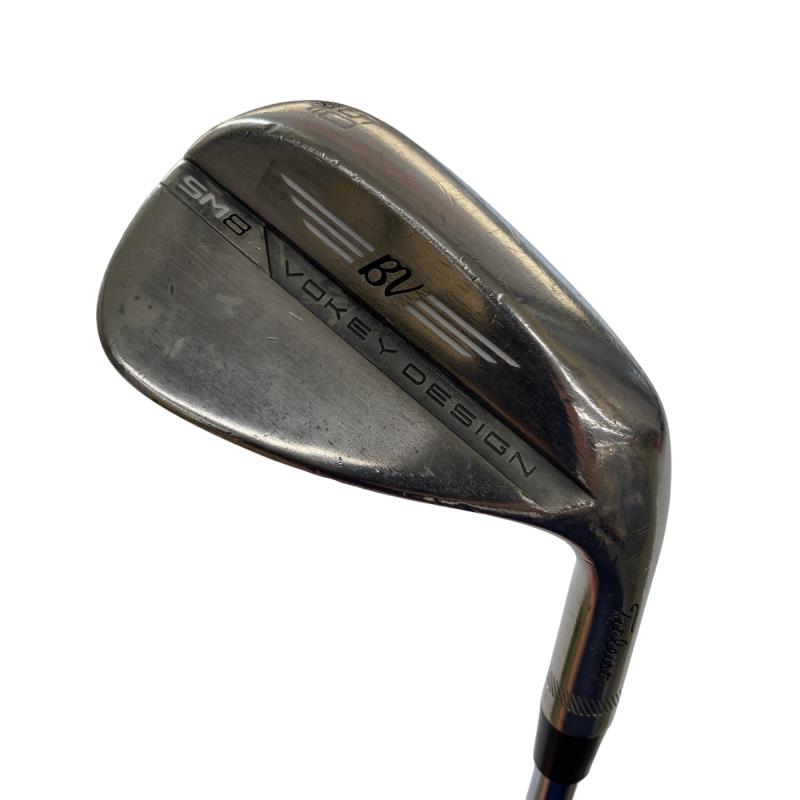 【中古】 タイトリスト VOKEY SPIN MILLED SM8 ブラッシュドスチール 50°/12°F ウェッジ WG リシャフト (フレックスその他) メンズ 男性用 右利き 右用 Dランク ゴルフクラブ