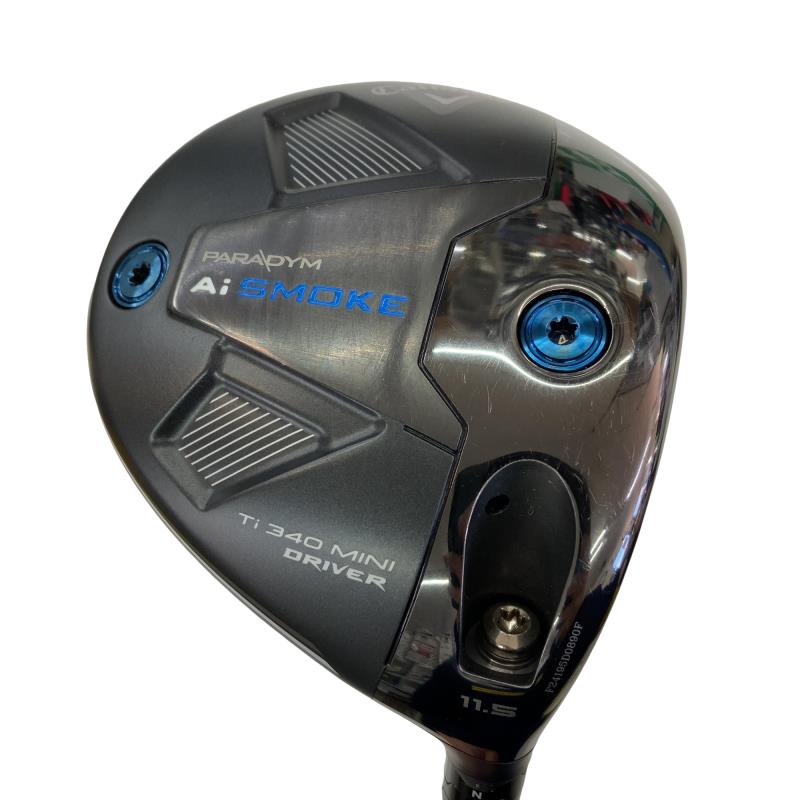 【中古】 キャロウェイ PARADYM Ai SMOKE Ti 340 MINI 11.5° １番ウッド DR リシャフト (フレックス余分の物) メンズ 成人男性用 右利き 右用 B序列付ける ゴルフ野球クラブ