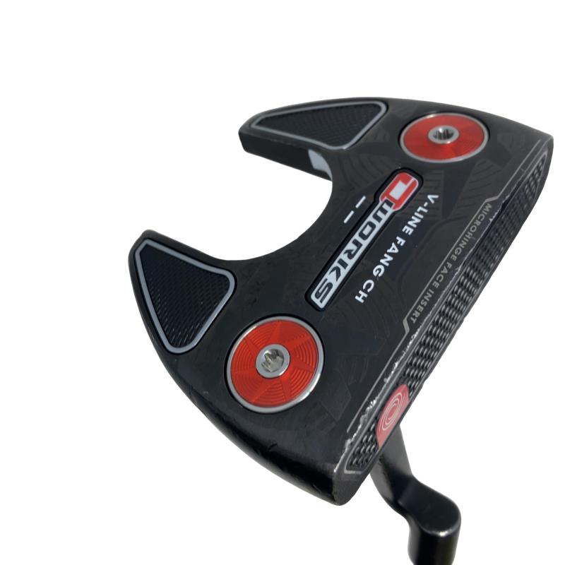 【中古】 オデッセイ O WORKS V-LINE FANG CH 34インチ パター PT スチール (フレックスその他) メンズ 男性用 右利き 右用 Cランク ゴルフクラブ