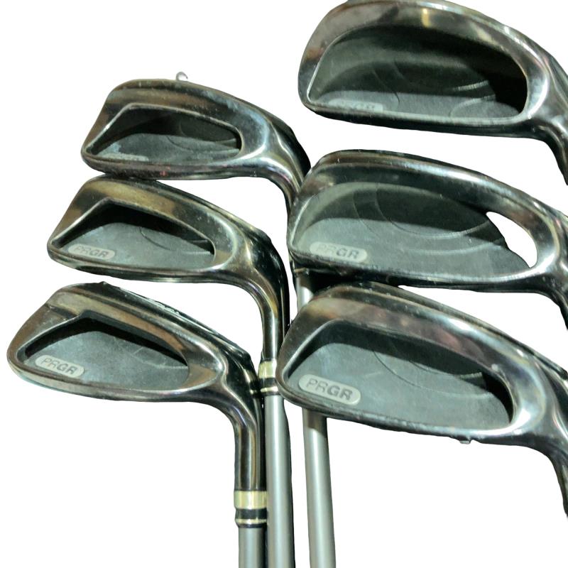 【中古】 プロギア egg POWER CAVITY 8S アイアンセット IR eggオリジナルカーボン (フレックスSR) メンズ 男性用 右利き 右用 Cランク ゴルフクラブ｜ゴルフパートナー 中古クラブ店