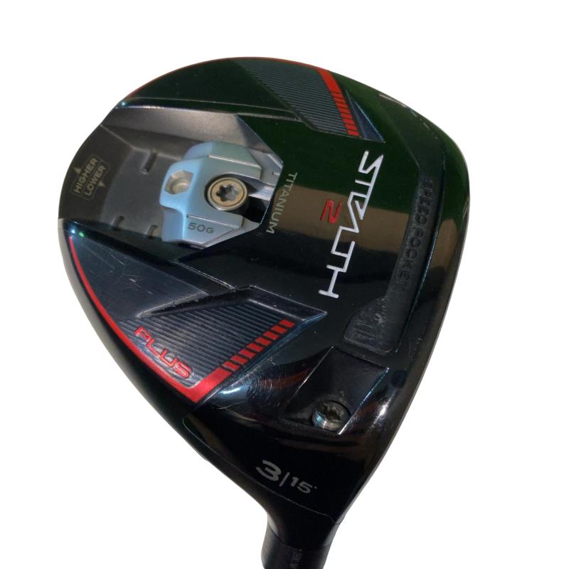 【中古】 テーラーメイド STEALTH2 PLUS 3W フェアウェイウッド FW Diamana TM50(FW) (フレックスSR) メンズ 男性用 右利き 右用 Cランク ゴルフクラブ