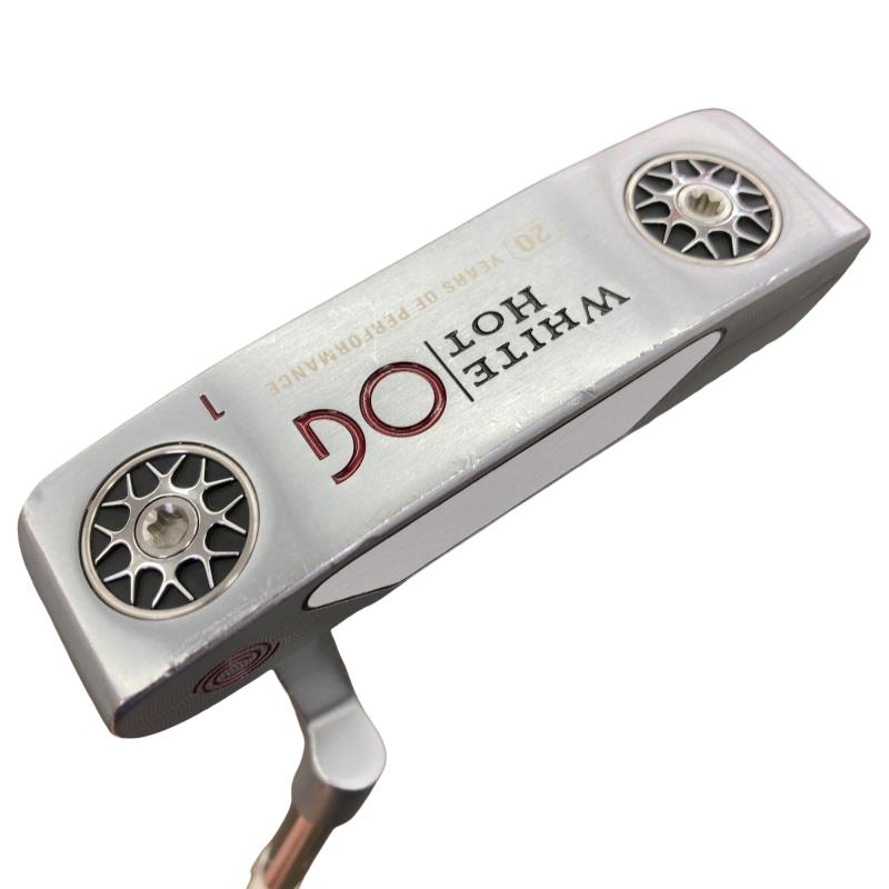 【中古】 オデッセイ WHITE HOT OG #1 33in パター PT スチール写真 (フレックス余分の物) メンズ 成人男性用 右利き 右用 D位置づける ゴルフ野球クラブ