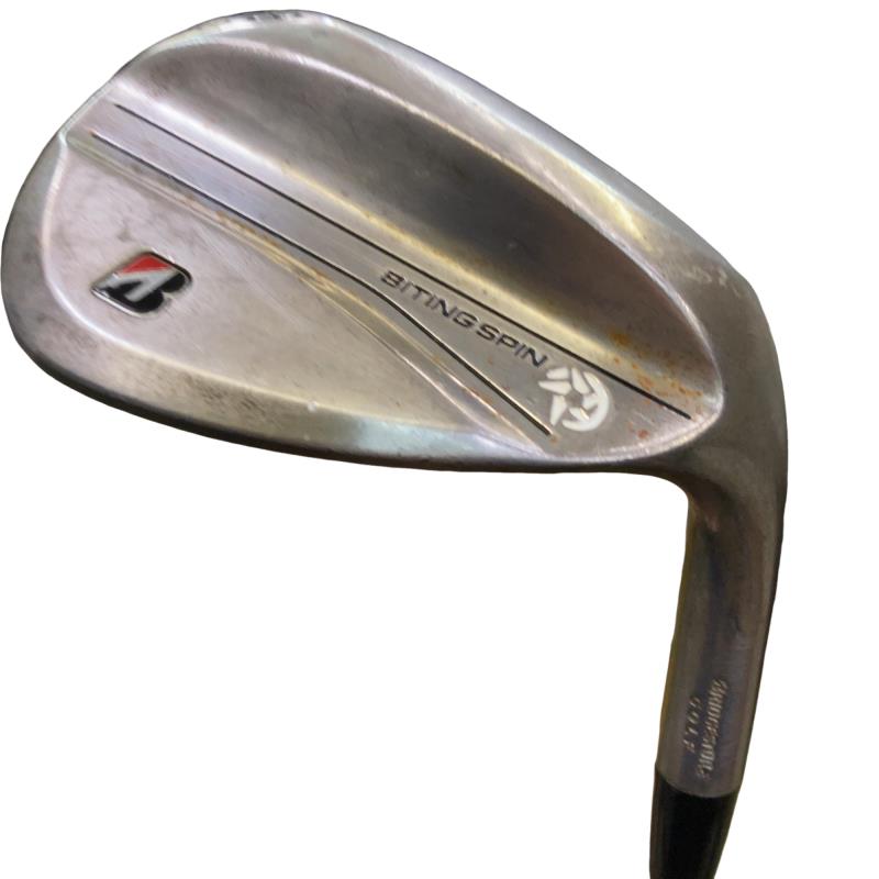 【中古】 ブリヂストン BRIDGESTONE BITING SPIN ノーメッキ 56°/08°M ウェッジ WG 純正特注シャフト (フレックスS) メンズ 男性用 右利き 右用 Cランク ゴルフクラブ