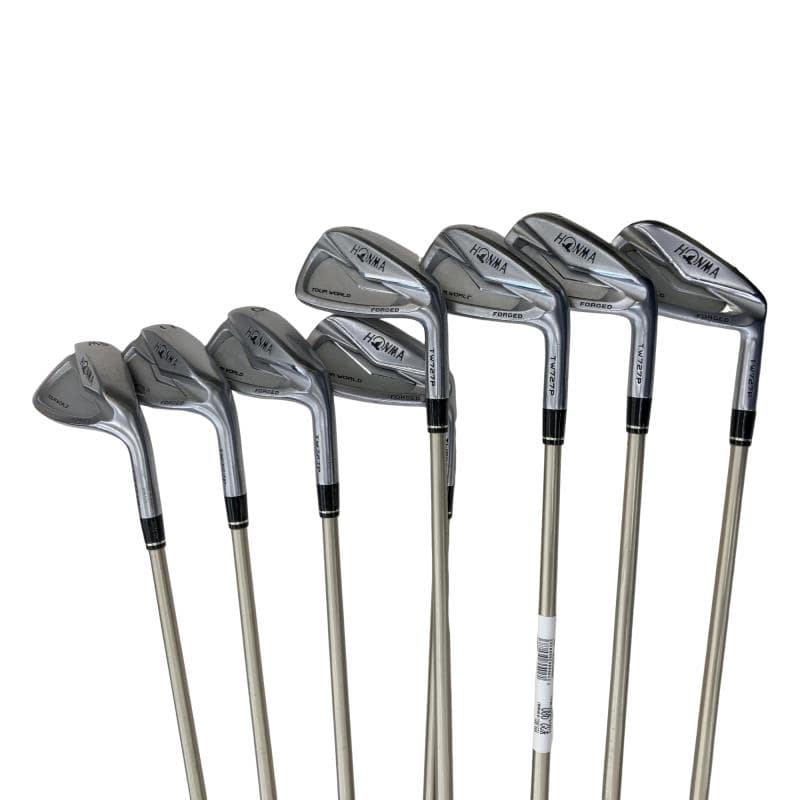 【中古】 本間ゴルフ TOUR WORLD TW727P FORGED 8S アイアンセット IR VIZARD I55 (フレックスS) メンズ 男性用 右利き 右用 Cランク ゴルフクラブ