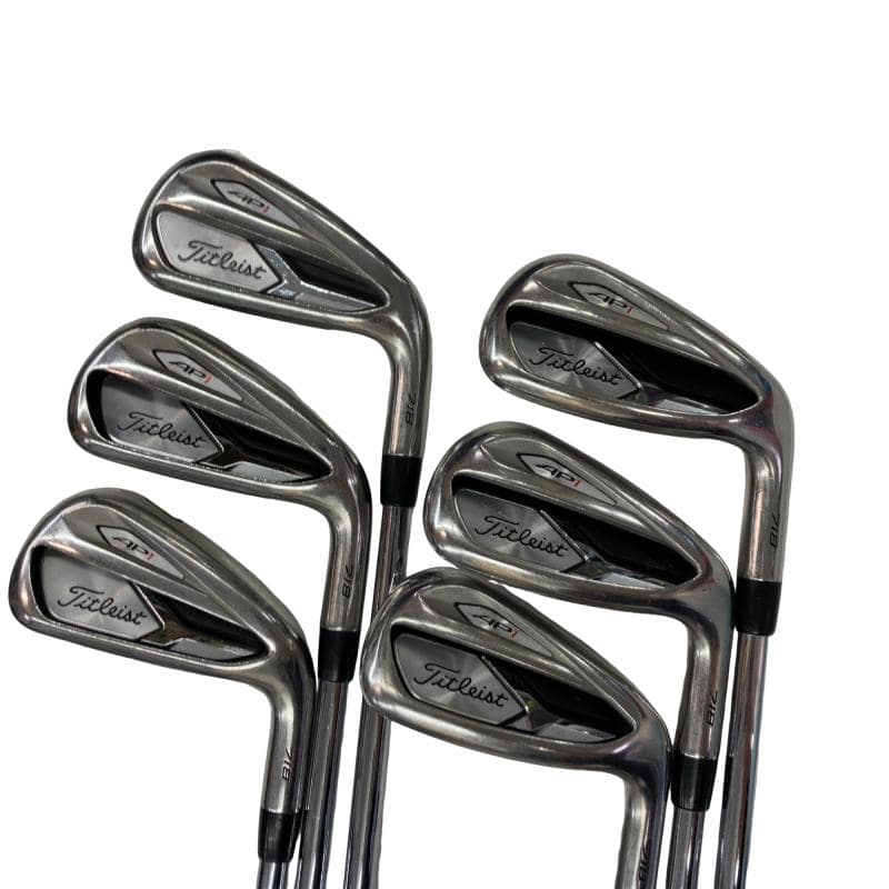 【中古】 タイトリスト Titleist AP1 718 6S アイアン仕掛ける IR NS PRO 950GH (フレックスS) メンズ 成人男性用 右利き 右用 C序列付ける ゴルフ野球クラブ