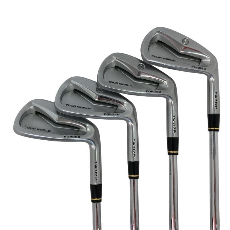【中古】 本間ゴルフ TOUR WORLD TW717P FORGED  6S アイアン書き割り IR 完全無欠特注立て坑 (フレックスR) メンズ 成人男性用 右利き 右用 C序列付ける ゴルフ野球クラブ