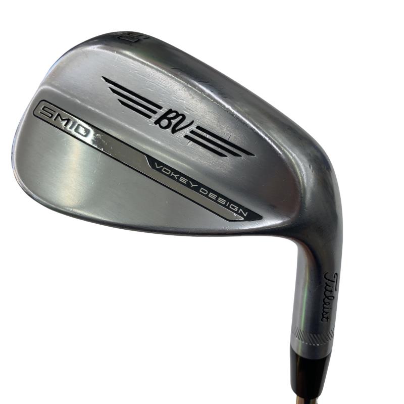 【中古】 タイトリスト VOKEY SPIN MILLED SM10 ツアークロム 50°/08°F ウェッジ WG Dynamic Gold (フレックスS) メンズ 男性用 右利き 右用 Cランク ゴルフクラブ