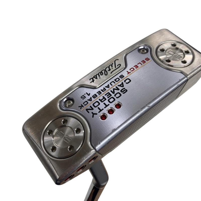 【中古】 タイトリスト SCOTTY CAMERON select SQUAREBACK 1.5(2018) 33インチ パター PT スチール (フレックスその他) メンズ 男性用 右利き 右用 Cランク ゴルフクラブ